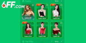 Một số thông tin giới thiệu qua về live casino 6FF