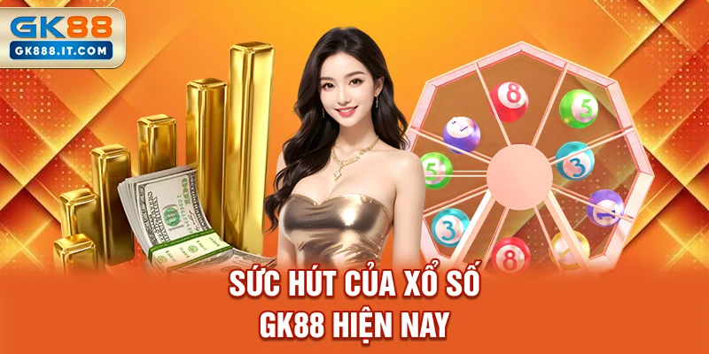 Xổ số GK88: Sảnh Cược Lô Đề Online Tỷ Lệ 1 Ăn 99 Hấp Dẫn Nhất 1 Giao diện sảnh Xổ số GK88 hiện đại với đầy đủ các loại hình cược hấp dẫn - Xổ số GK88