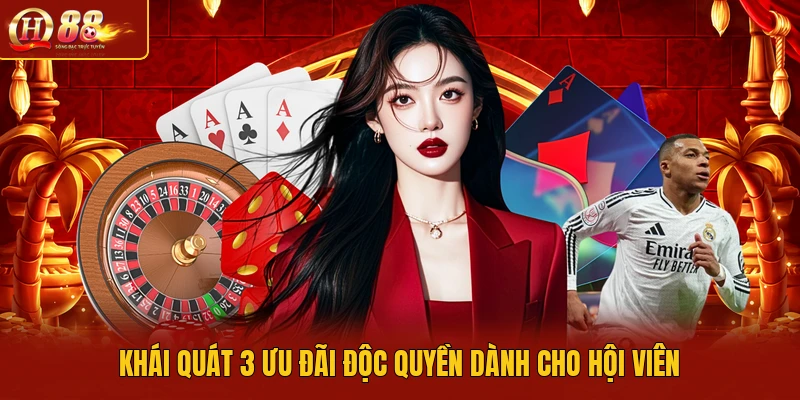 QH88 | Nền Tảng Giải Trí Uy Tín | Cập Nhập Game Thịnh Hành 3 Khái quát 3 ưu đãi độc quyền dành cho hội viên